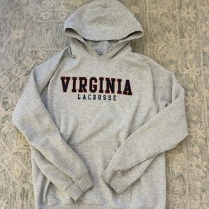 Gray Virginia Lacrosse Hoodie